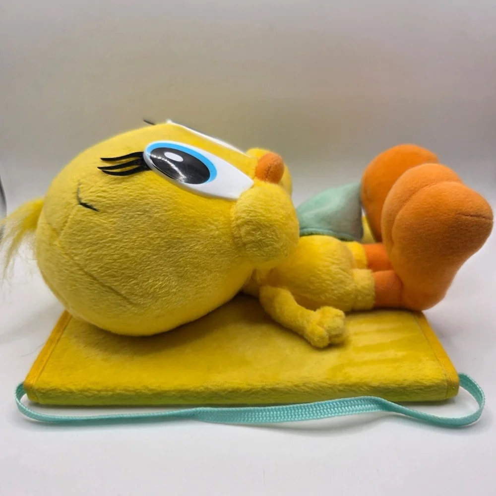 Vintage 1996 Looney Tunes Good Night Baby Tweety Plush HugMeBooks Board‎ Book